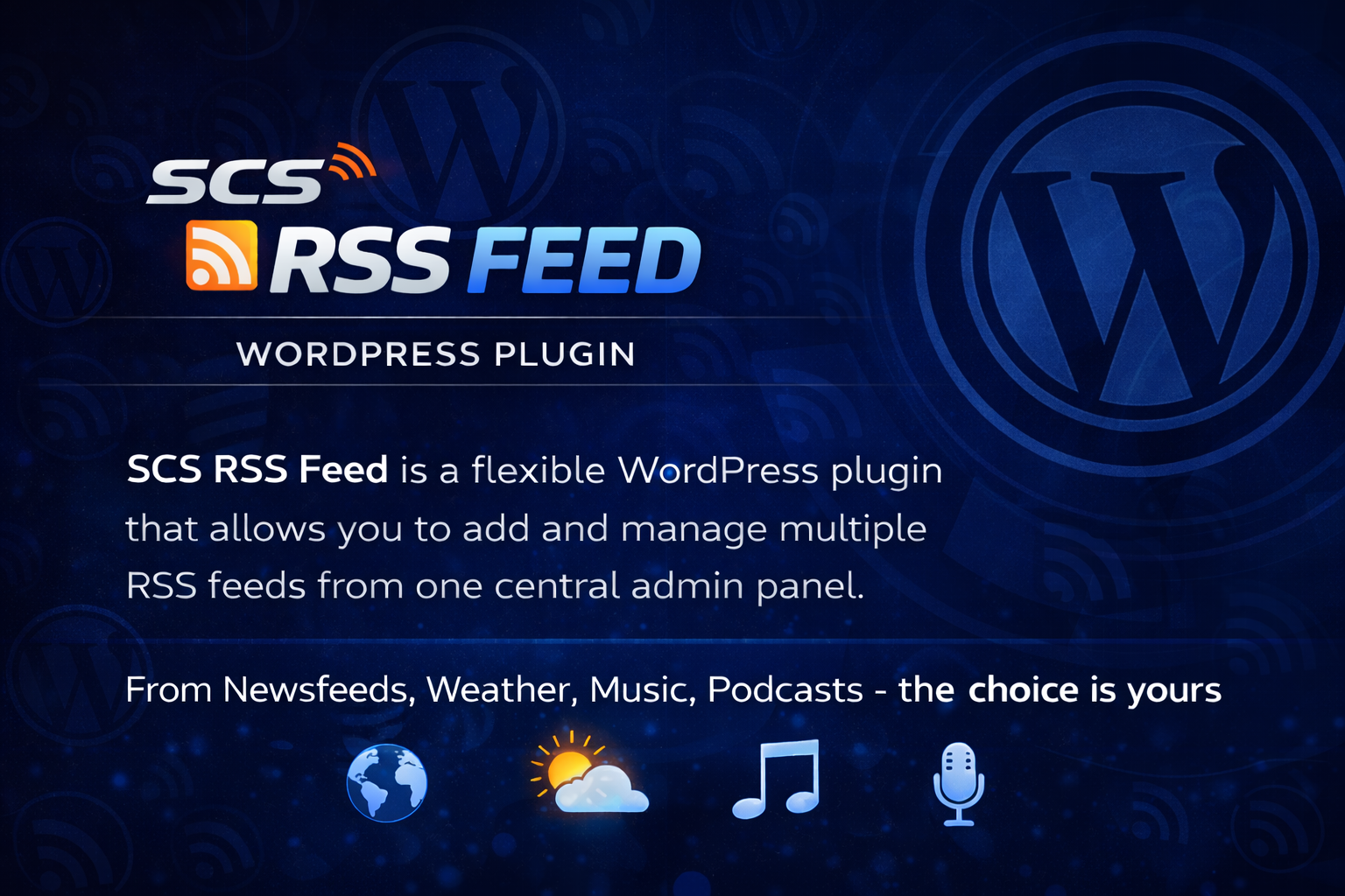 SCS RSS Feed WordPress Plugin