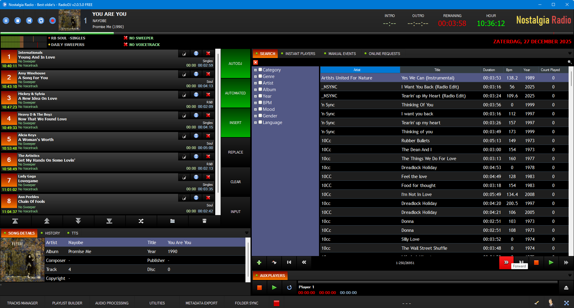 Dark-DG RadioDJ Color Style