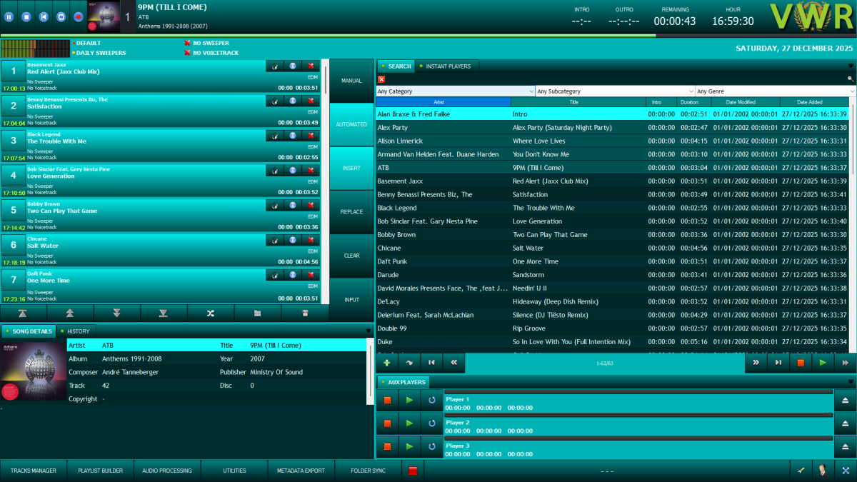 AquaAGB_2 RadioDJ Color Style
