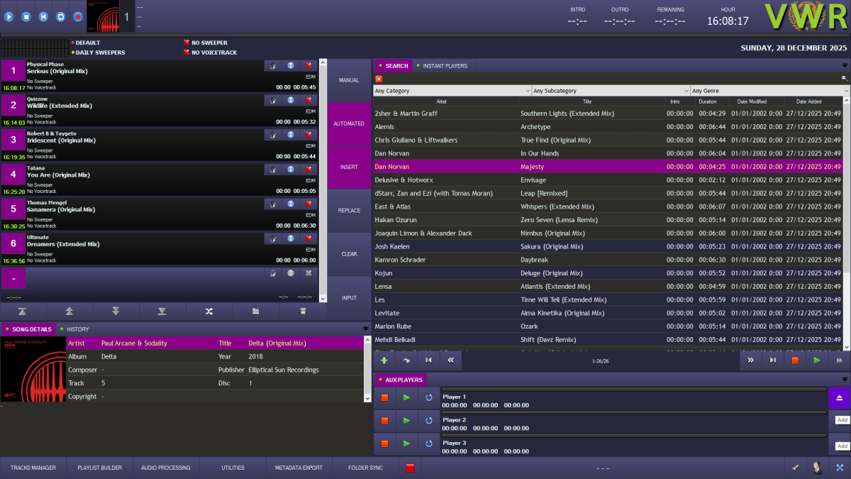 Bluple_2 RadioDJ Color Style