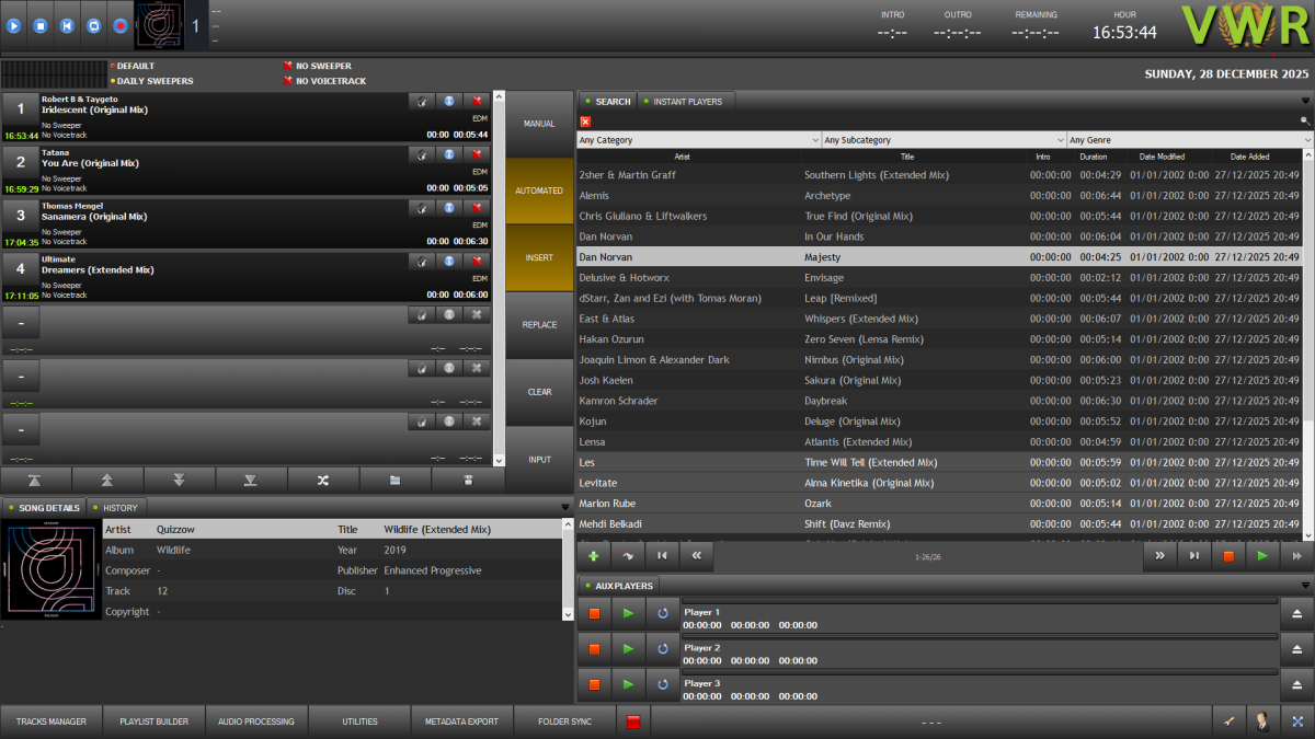 FadeToGreyGAB_2 RadioDJ Color Style