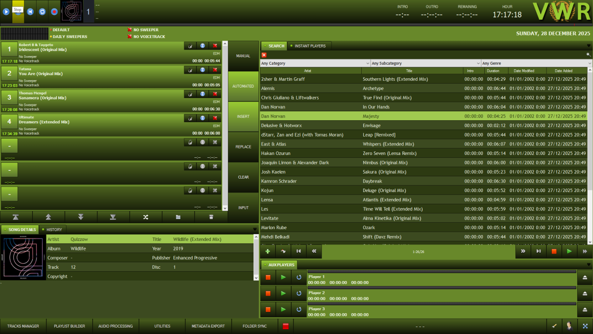 GreenTeaGYB_2 RadioDJ Color Style