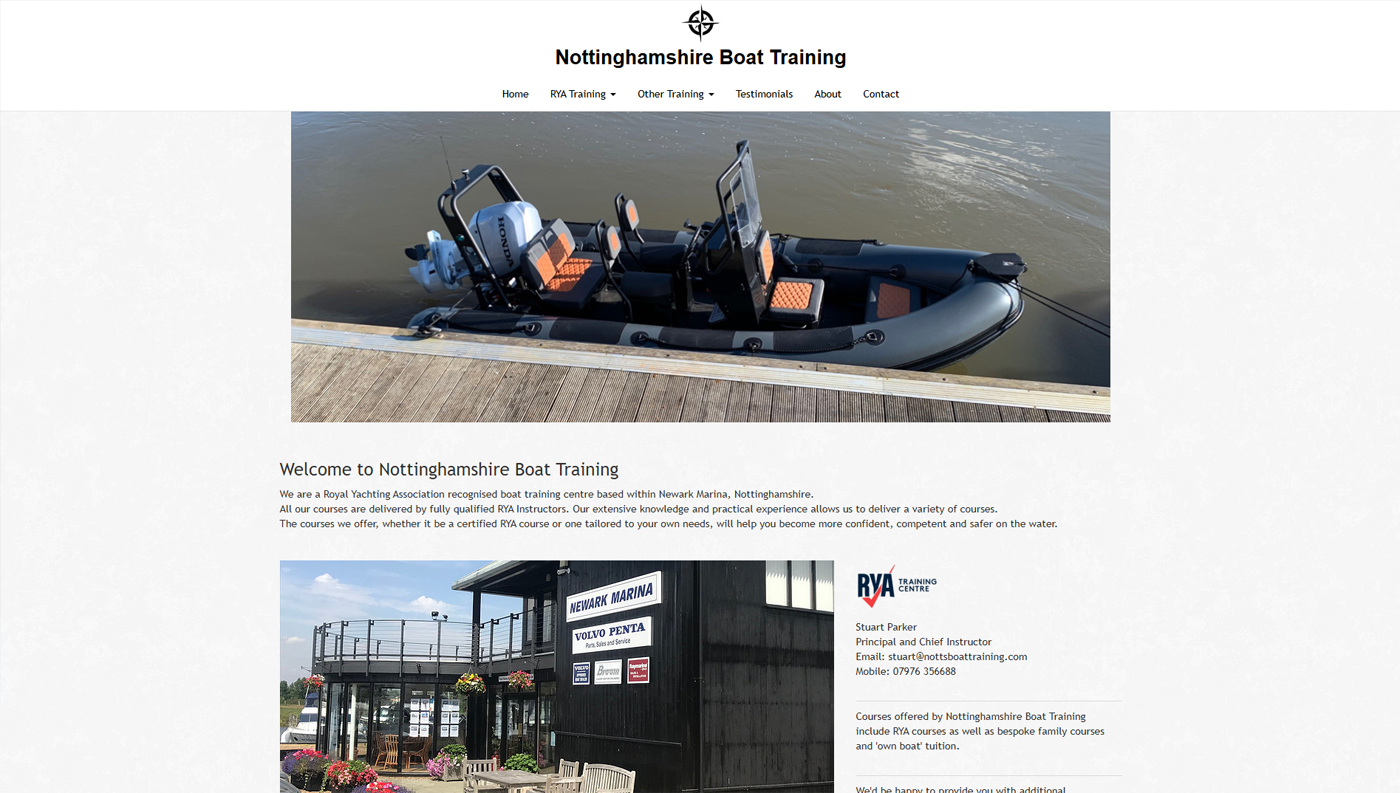 Nottinghamshire Boat Training